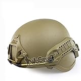 montura nvg casco ★ El cable de nylon del riel está unido al accesorio (NVG) para reducir el ruido y proteger las frágiles orejas del juego.