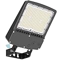 HYPERLITE Parking Lot Light 200W - 5000K UL Listed LED Parking Lot Lights Outdoor with Adjustable Trunnion Wall Mount - Waterproof Commercial Area Lighting with Photocell for Street Barn Yard Driveway