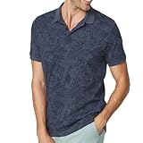 Optez pour le Polo de la marque TBS ! - Coloris : Marine - Col polo - Manches courtes - Imprimé - Composition : 60% Coton, 40% Polyester