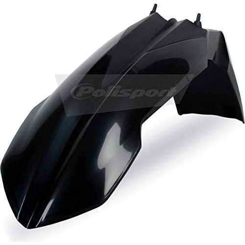 POLISPORT 8568700002 - Garde-boue avant réplique OEM en plastique brillant durable et résistant compatible avec les motos KTM en couleur noir