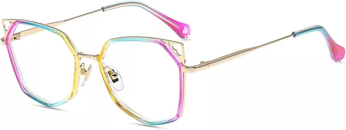 Firmoo Cat Eye Blue Light Reading Glasses for Women, Stylish Cateye Computer Reading Glasses, UV400 Protection