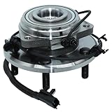 YQAUCES 513369 Front Wheel Bearing and Hub Assembly for Jeep Wrangler 2011 2012 2013 2014 2015 2016 2017, Wrangler JK 2018 4WD 5Lugs w/ABS