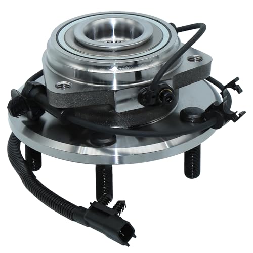 YQAUCES 513369 Front Wheel Bearing and Hub Assembly for Jeep Wrangler 2011 2012 2013 2014 2015 2016 2017, Wrangler JK 2018 4WD 5Lugs w/ABS