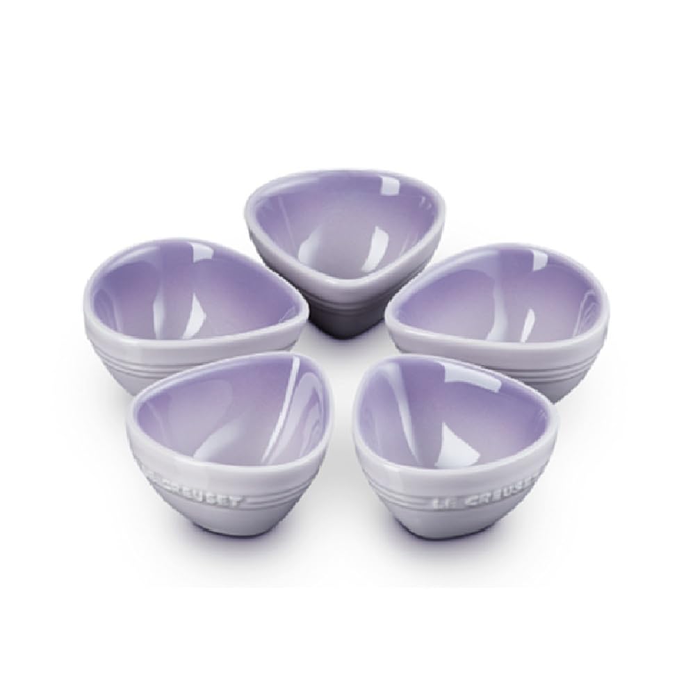 Le Creuset ヌードル・ボール 17cm ブルーベルパープル2個セット Le Creuset Set 5 Mini Bowls 100ML Petalas Bluebell Purple | Amazon