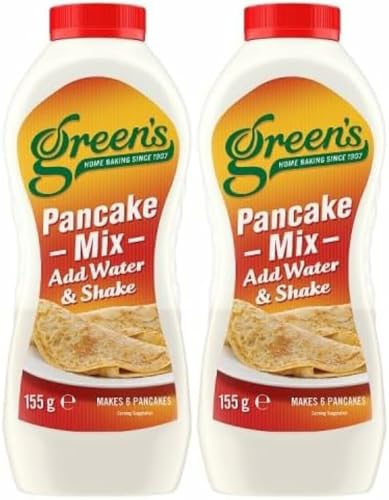 Pancake Shaker (155g 2-Pack) Quick & Convenient Pancake Mix for Fluffy Breakfasts