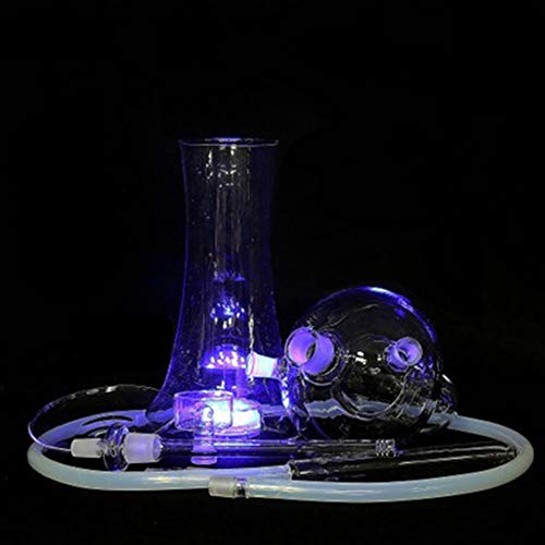 ZHIU Große Wasserpfeife Shisha Set Schlauch mit LED Lampe, Shisha Huka Narguilé Chicha – Bild 5