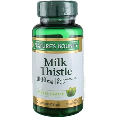 Nature's Bounty Milk Thistle 1000 mg Softgels Cover