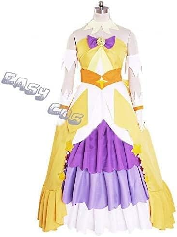 Amazon Linalina Cosプリンセスプリキュア 天ノ川きらら キュアトゥインクル コスプレ衣装 イベント 仮装 ハロウイン クリスマス コスチューム L 女 コスプレ 仮装 通販