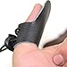 Muzrunq Archery Glove Archery Finger Guards Gloves Protector Archery Adjustable Reusable Leather Thumb Rings Finger Guard for Outdoor Activities Daily Practice 3PCS.