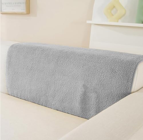 Sofa Überzug- für 1-4 Sitzer, Samt sofa überwurfdecke- mit Rutschfester Unterlage, Sofa überzug l form Sofa Cover Couch Überzug für Haushalte mit Hunden ,Verdicken Sofa Überzug Ecksofa für den Winter