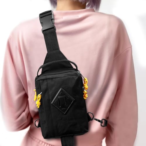 Image of FASTFAIRY Lightweight Waterproof Trendy Sling Bag: Nylon Crossbody Shoulder Purse - Traveler Commuter Women -Trip Vacation