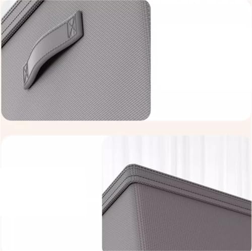 Sacchetti per riporre piumoni, scatola in tessuto con coperchio, contenitore decorativo per vestiti e biancheria da letto, grandi dimensioni 50 x 33 x 40 cm, ideale per l'organizzazione dell'armadio