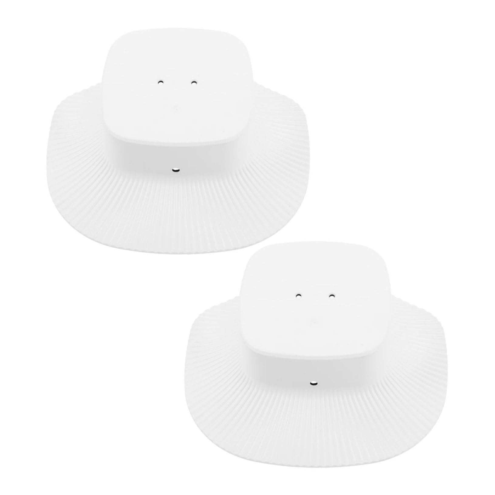 Funda para cámara de seguridad exterior tipo cúpula de plástico resistente set de 2 piezas 8