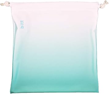 Bitt Sportswear Gymnastics Grip Bag - Ombre Colors with Crystals Option Mint Green Ombre