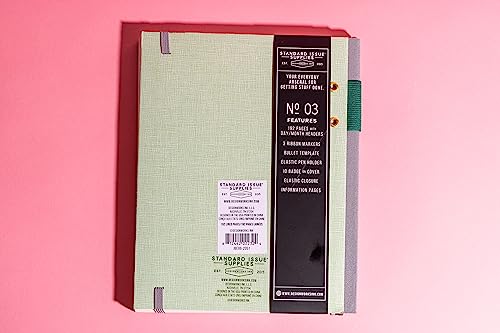 Journal DesignWorks Ink vert à reliure standard pour vos notes de voyage - 5