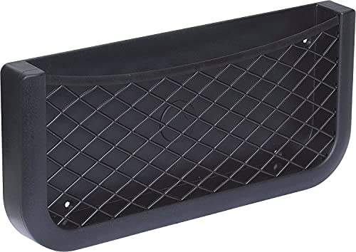 HR Universal Auto Ablagenetz 25cm - Netz Tasche zum Verstauen und Sortieren im Fahrerraum - Schwarzes Ablagefach aus robustem Kunststoff zum Aufbewahren