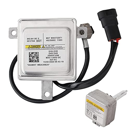 AUTOKAY 8K0941597E HID Ballast Xenon HID Ballast Control Unit D1S D1R Replace# 8K0-941-597 W003T22071 Fits for Audi A1A3 A4 A5 A6 A7 A8 VW Golf