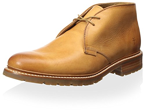FRYE Men's James Lug Chukka Boot,Whiskey,10 M US