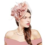Retro Elegante Fascinator Hut: geeignet für Hochzeit Party, Cocktail Party, englische Tee Party, Abschlussball, Tanzball, Halloween Kostüm, jährlicher Karneval oder andere festliche Anlässe.