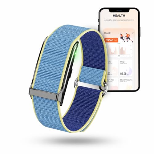 Image of LYNZ Premium Smart Fitness Tracker Band for Men & Women,24 /7 Health Monitoring,Blood Pressure, Heart Rate, Sleep, Stress, Blood Oxygen, Special Training Mode(1 Device + 1 Strap)