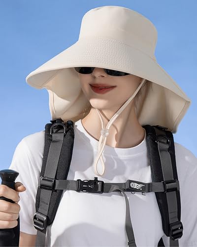 Sombrero de mujer con protección UV y ala ancha miniatura 6