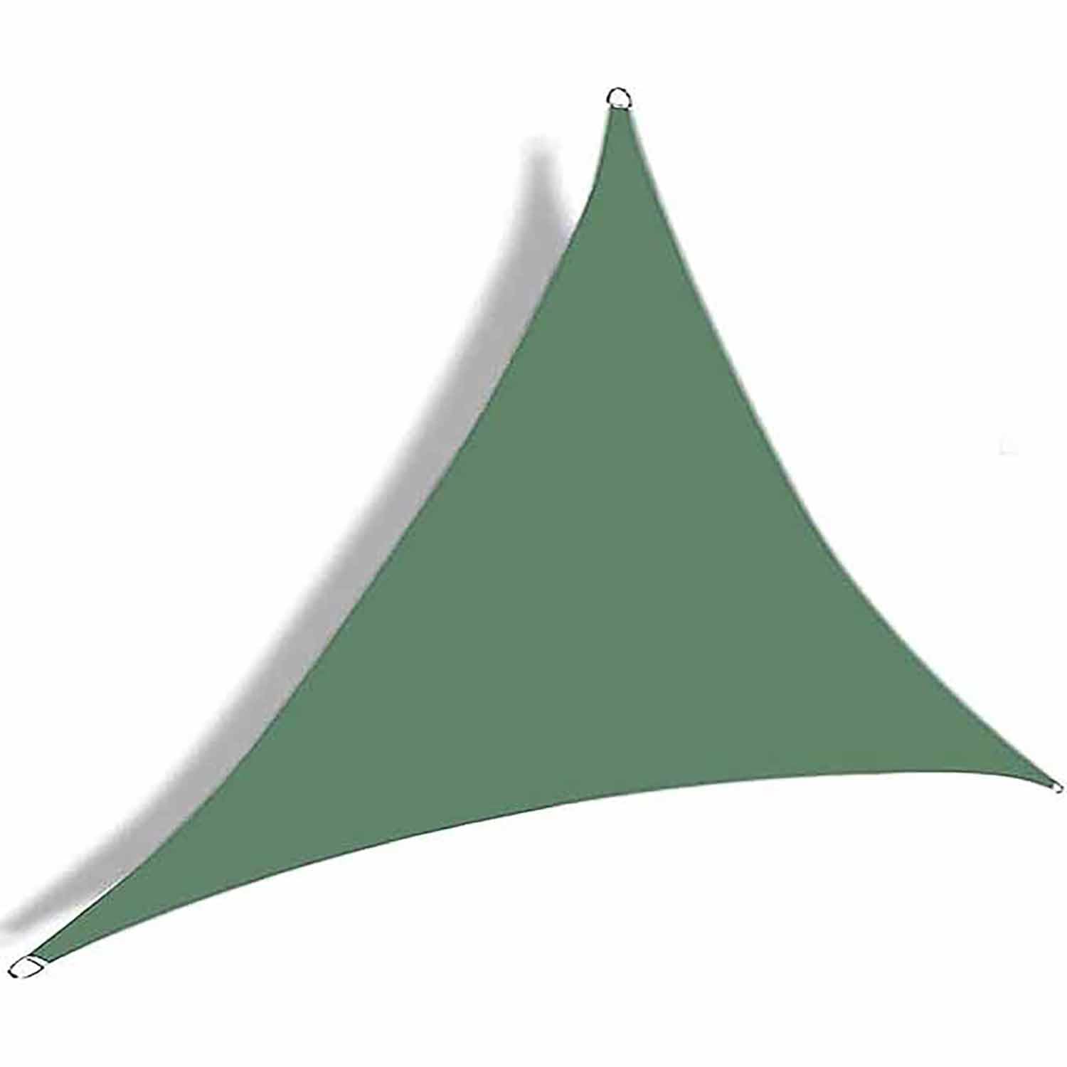 Voile d'ombrage triangle imperméable en tissu Oxford 5x5x5m