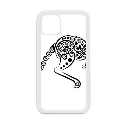 Coque iPhone 12 Pro Max kangourou squelette blanc Apple