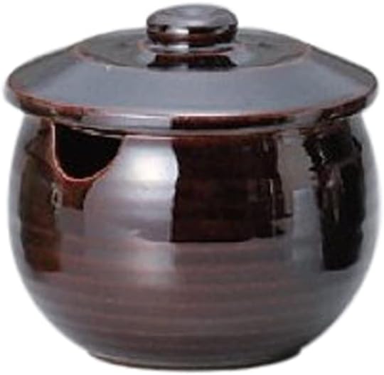 Set of 10 Lids, Black Candy Glaze, 4.7 x 4.5 inches (12 x 11.5 cm), 15.2 fl oz (450 cc), Restaurant, Commercial Use, Tableware