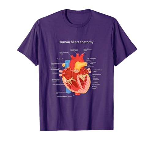 Anatomy of Human Heart for Medic T-Shirt