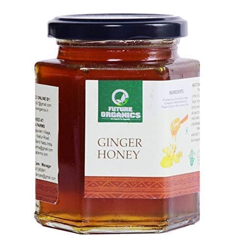 Future Organics Ginger Honey – 100% Pure & Natural Honey with Fresh Ginger | No Added Sugar, No Color | Healthy – 350g-image-29