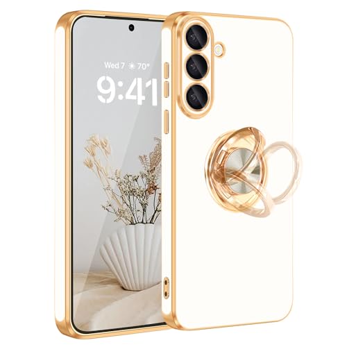 Funda delgada Fingic para Galaxy S26 Plus acabado dorado premium