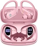 bmanl Wireless Earbuds Bluetooth Headphones Over Ear Hooks Ear Buds with 80H Playtime, LED Power...