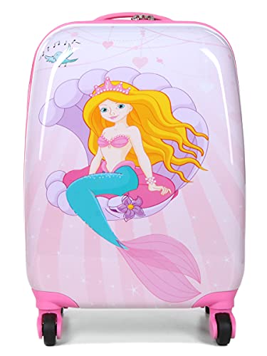 Snowball – Maleta infantil tipo sirena para niños, 48 cm, rosa / S20018/niña