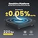 VIVOHOME 220 LBS High Precision Electronic Digital Refrigerant Charging Weight Scale with Case for HVAC A/C