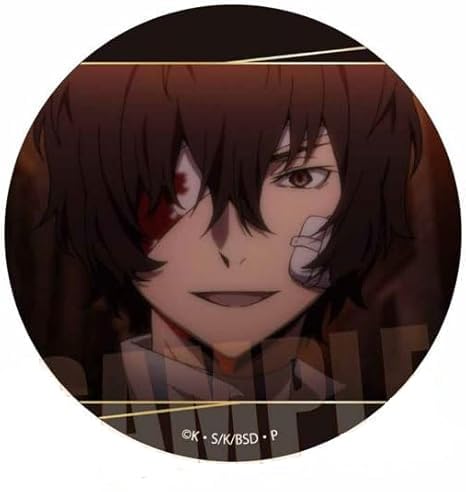 文豪ストレイドッグス メモリーズ缶バッジ (黒の時代) 太宰治B