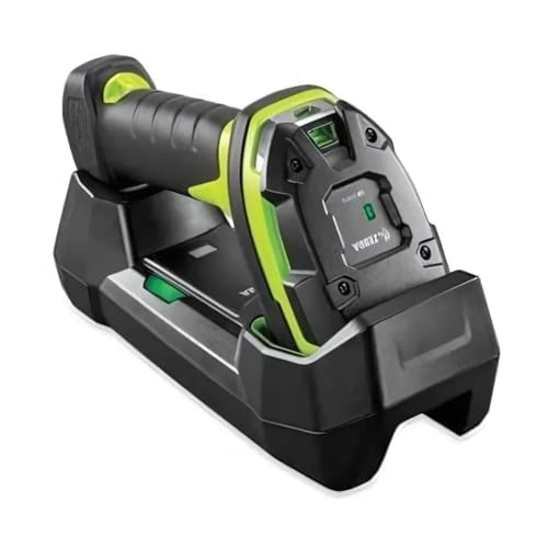 Zebra DS3678-SR Ultra-Rugged Cordless 2D/1D Barcode Scanner/Linear Imager Kit, Bluetooth, FIPS, Vibration Motor, Includes Cradle, Power Supply and Heavy-Duty Shielded 7 ft USB Cable (CBA-U42-S07PAR)