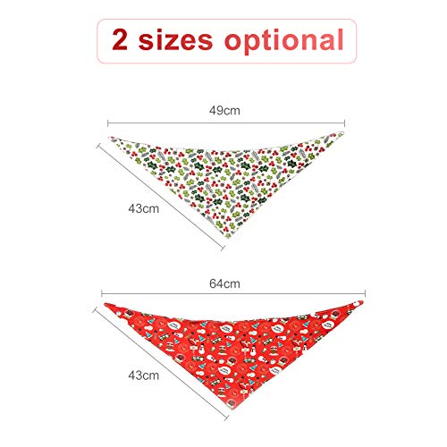 DECDEAL Lenço para cachorros Bandana Natal cachecol cachecol cachecol triangular cachecol cachecol c