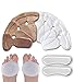 High Heel Pads, Heel Liner Inserts, Metatarsal Shoe Cushion for Women (12 PCS) (Beige)