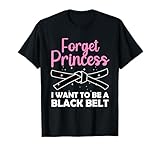 Funny Karate Design for Women Girls Black Belt Martial Arts T-Shirt Small