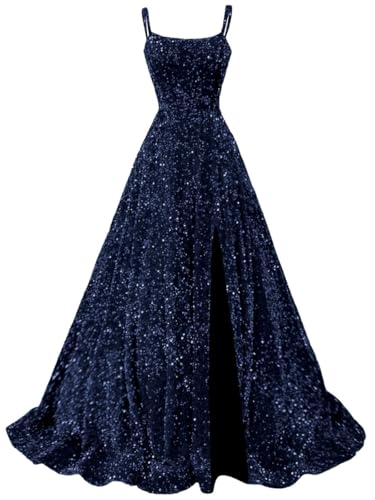 Robe de bal sans manches haut de gamme aux finitions pailletées