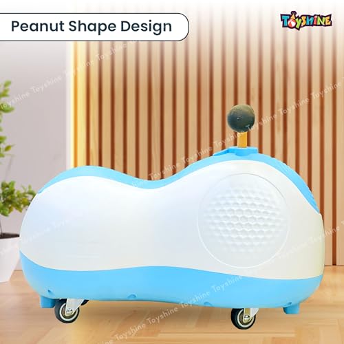 Image of Toyshine Peanut Twist Car for Kids 4 Wheel Ride-On Scooter | No Assembly Required, Easy to Carry | Ideal Gift for Boys & Girls 123 Year - Blue