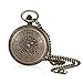 Imagen de OIDEA Relojes Bolsillo Analógico Unisex: Reloj de Bolsillo de Cuarzo para Hombre y Mujer Decoración Zodiac Escala de Números Arábigos Cadena de Cintura