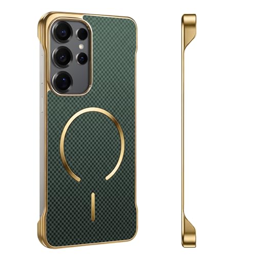 Coque rigide Samsung S24 Ultra minceur carbone vert anti-rayures