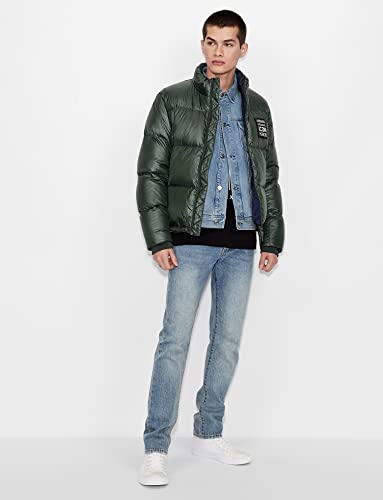Image of Armani Exchange Men's Denim Icon Logo Jacket