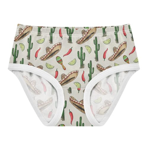 Girls' Underwear Mexican Style Cotton Stretch Comfort Toddler Panties