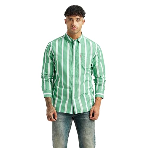 Image of Levi's Men's Striped Slim Fit Shirt