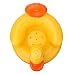 Seggiolone gonfiabile, sgabello da bagno gonfiabile di design Divano gonfiabile per bambini a forma di anatra per bambini che giocano a mangiare, fare il bagno(Round bottom yellow)