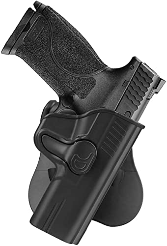 cavebear OWB Paddle Holster Fits 4.25" Barrel Smith & Wesson M&P 9mm/40, S&W M&P 40/9mm M2.0 Full-Size(Not Shield), S&W SD9 VE/SD40 VE, Outside Waistband Tactical Gun Holsters - Right Handed