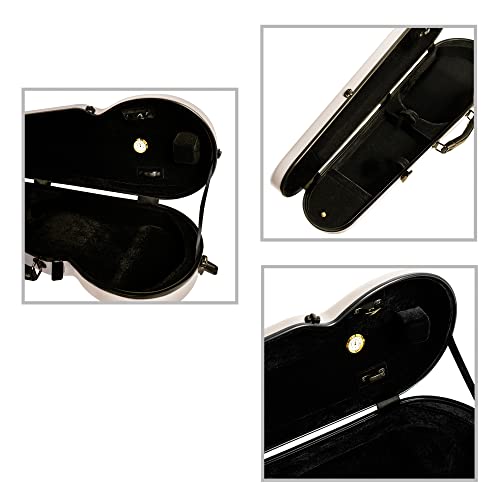 image for M MI & VI MI&VI Classic Poly Carbon Shaped Violin Case (Full Size) 4/4
