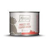 MjAMjAM - Premium Nassfutter für Katzen - Probierpaket, 6er Pack (6 x 200 g), getreidefrei mit extra viel Fleisch